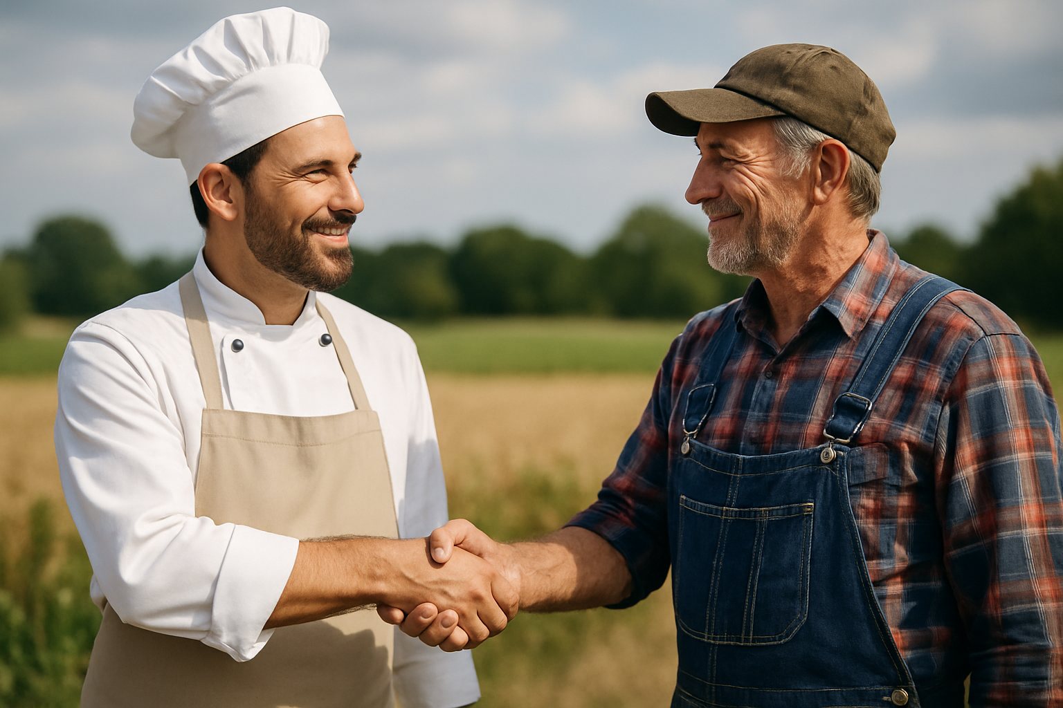 Bageren hilser kunder